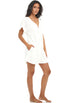 BUTTON FRONT TUNIC W/ SEAM POCKETS - TERRY